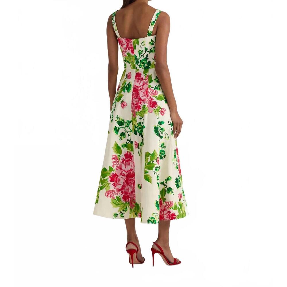 NEW SALONI sabrina dress in saffier bouquet - Picture 3 of 4